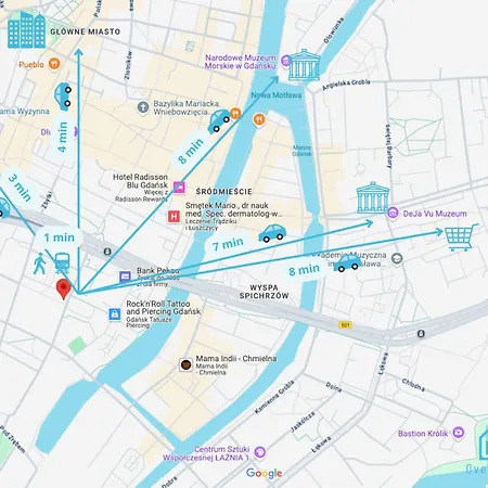 Appartement Chill - 3 Minutes To Pkp & Old Town *